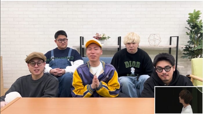 ばんばんざいへメッセージを送ったエスポワール・トライブ(提供写真)