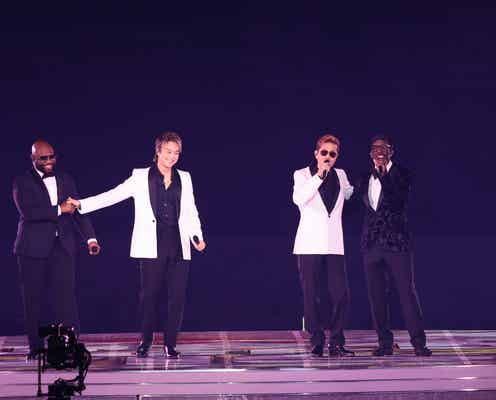 EXILE ATSUSHI「僕の相方」TAKAHIROと“兄弟愛”溢れる瞬間 Boyz II Menがサプライズ登場<EXILE LIVE TOUR 2022 “POWER OF WISH”~Christmas Special~>