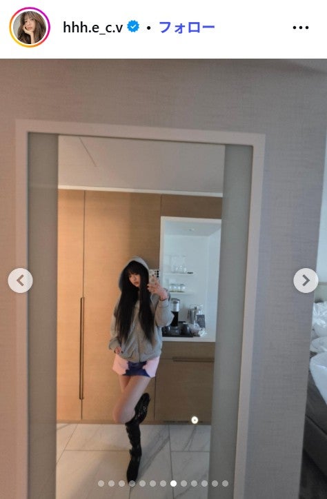 HONG EUNCHAE Instagramより