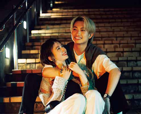 綱啓永&菜波、バックハグ・おんぶ…夜のお台場で密着デート