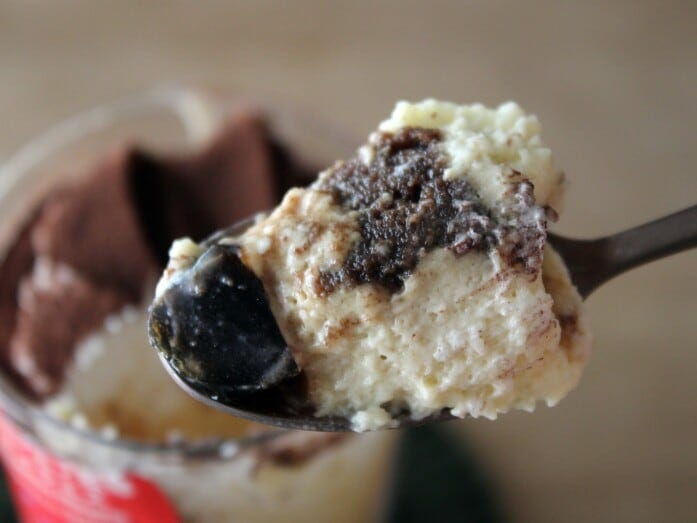 ココアスポンジとコーヒーゼリーで、後味はすっきり