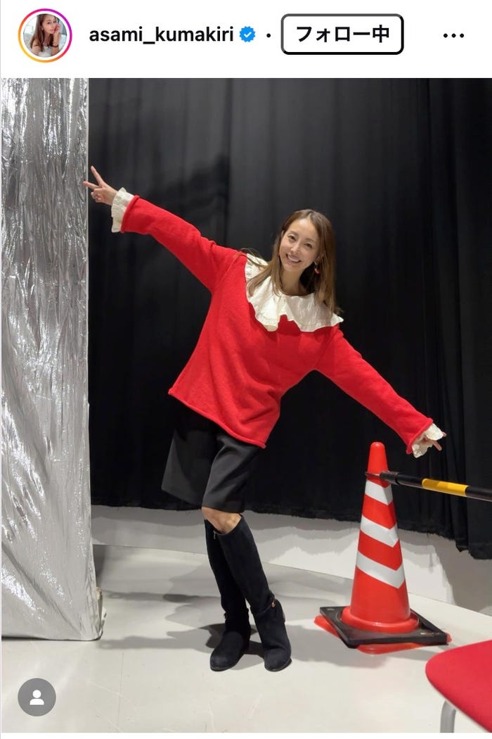 熊切あさ美Instagramより