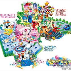 約3万平方メートルの広大な敷地に広がる新「ユニバーサル・ワンダーランド」イメージ【モデルプレス】