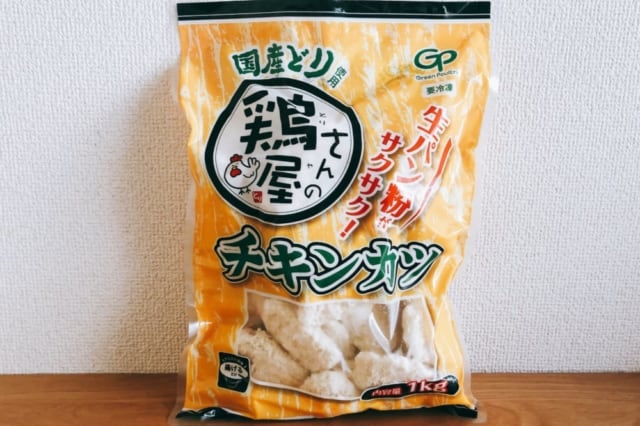 業務スーパー　鶏屋さんの冷凍チキンカツ