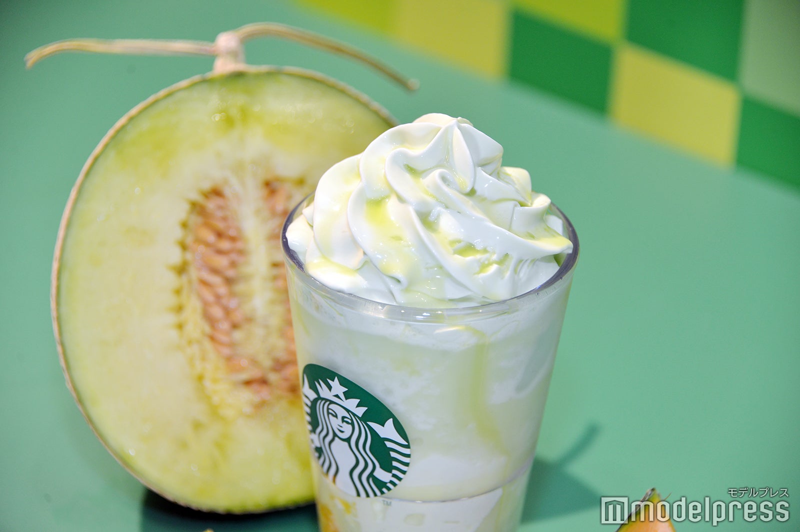 The メロン of メロン フラペチーノ（C）モデルプレス