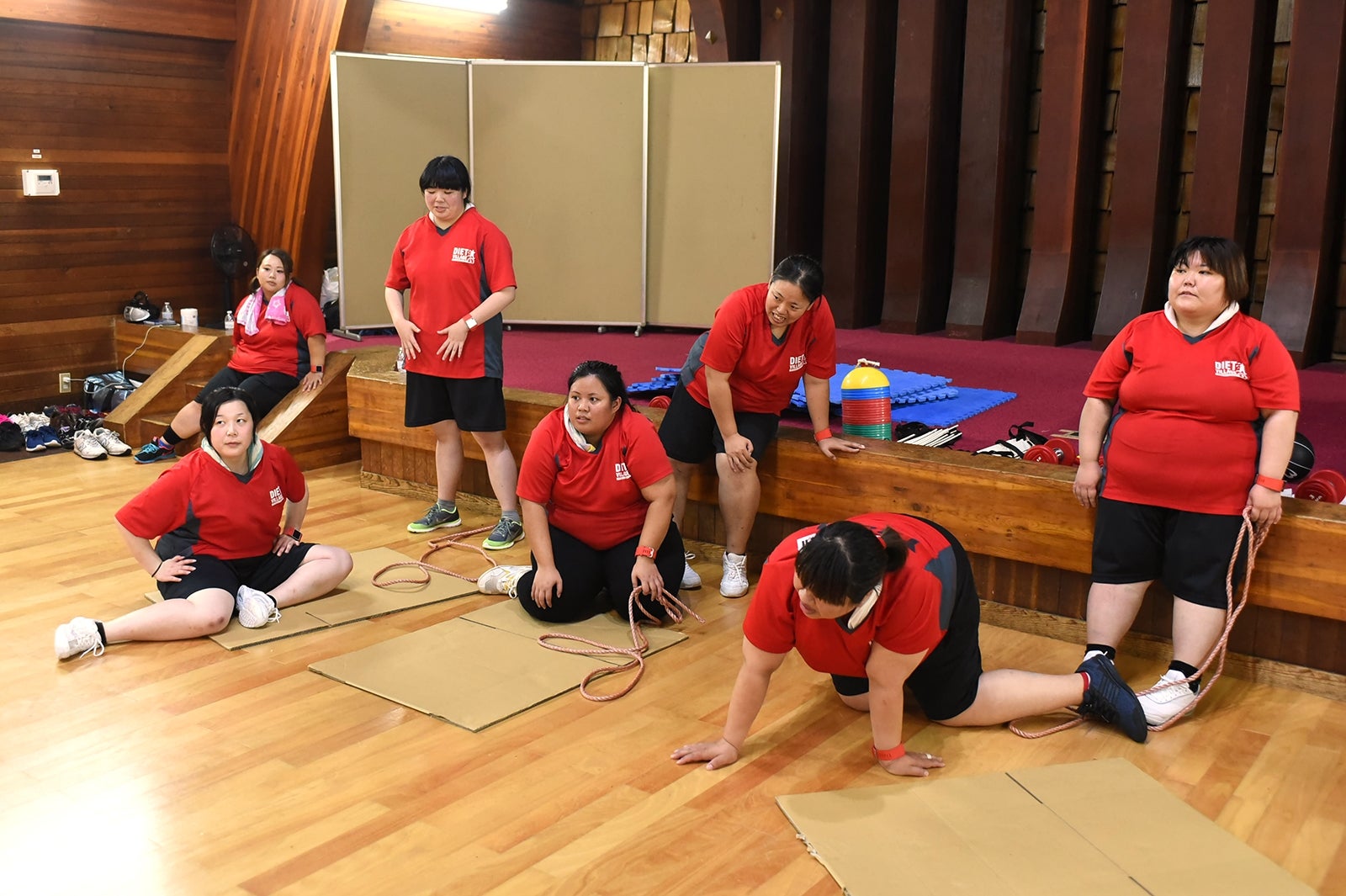 「ダイエット・ヴィレッジ～」参加者 （C）日本テレビ