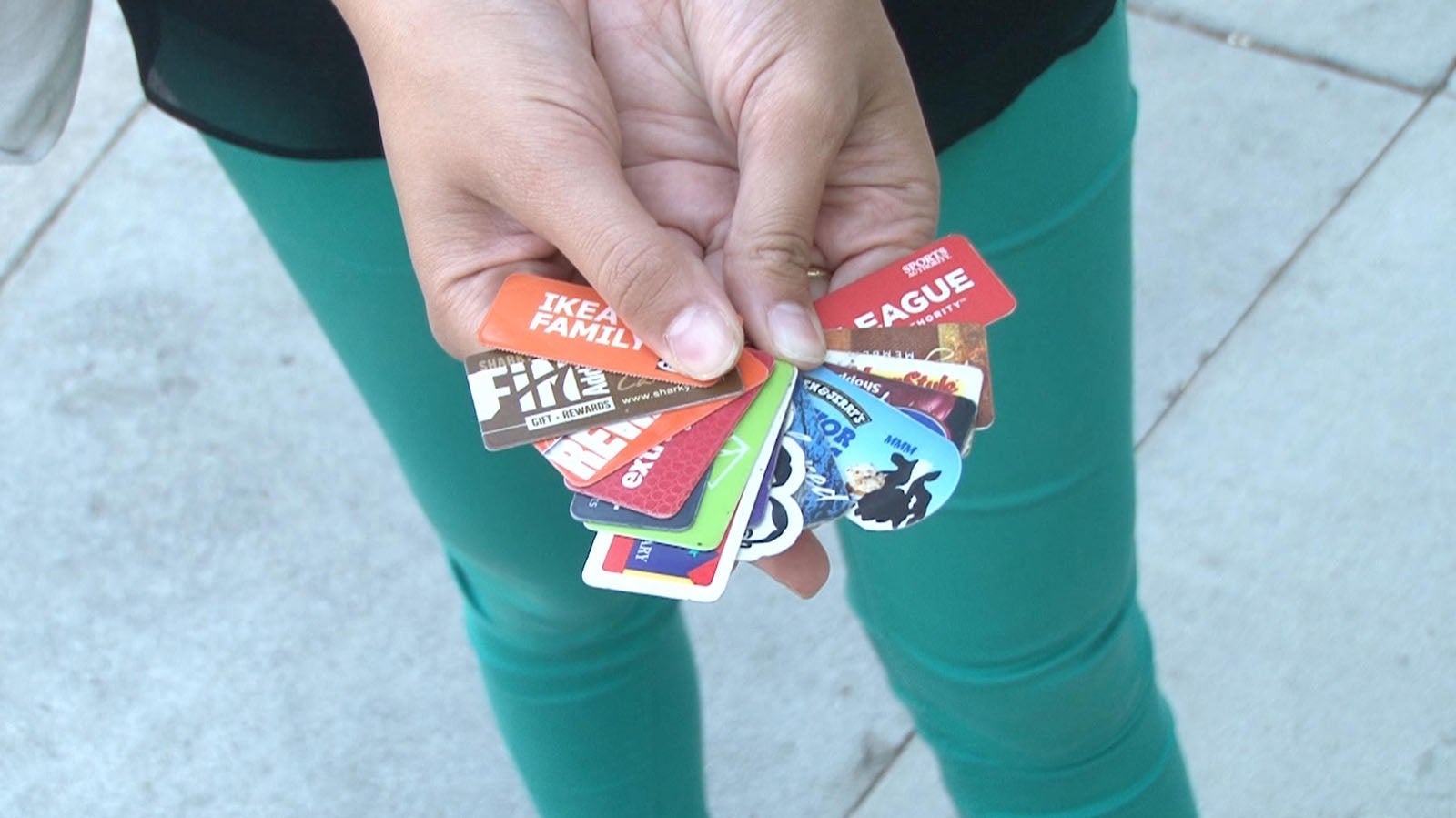 ポイントカードはカギにつけて持ち歩く（写真提供：毎日放送）