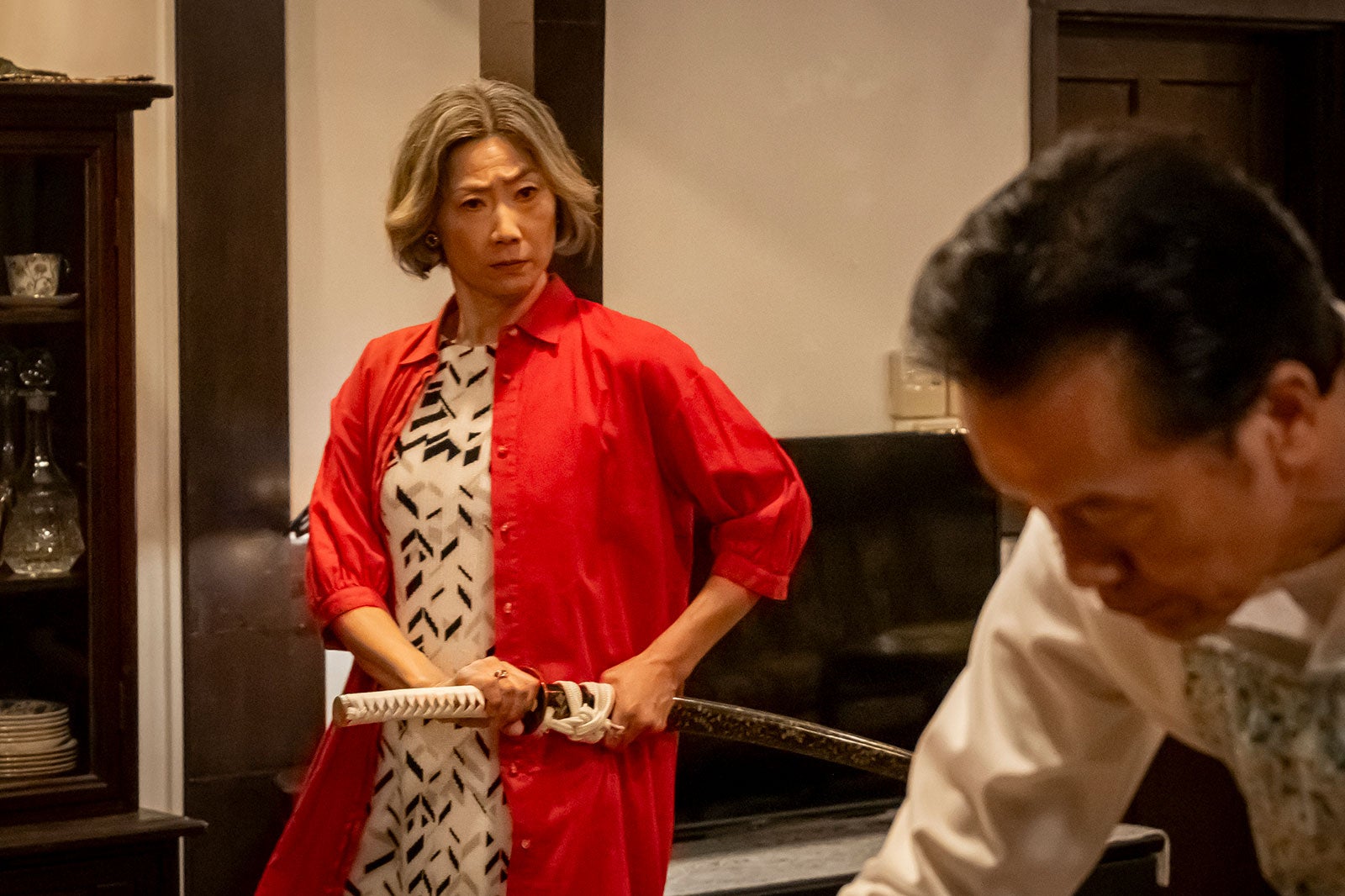 峯村リエ「民王R」第4話（C）テレビ朝日