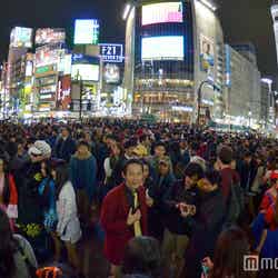 ＜ハロウィン＞渋谷大パニック、厳戒態勢もお祭り騒ぎ （C）モデルプレス