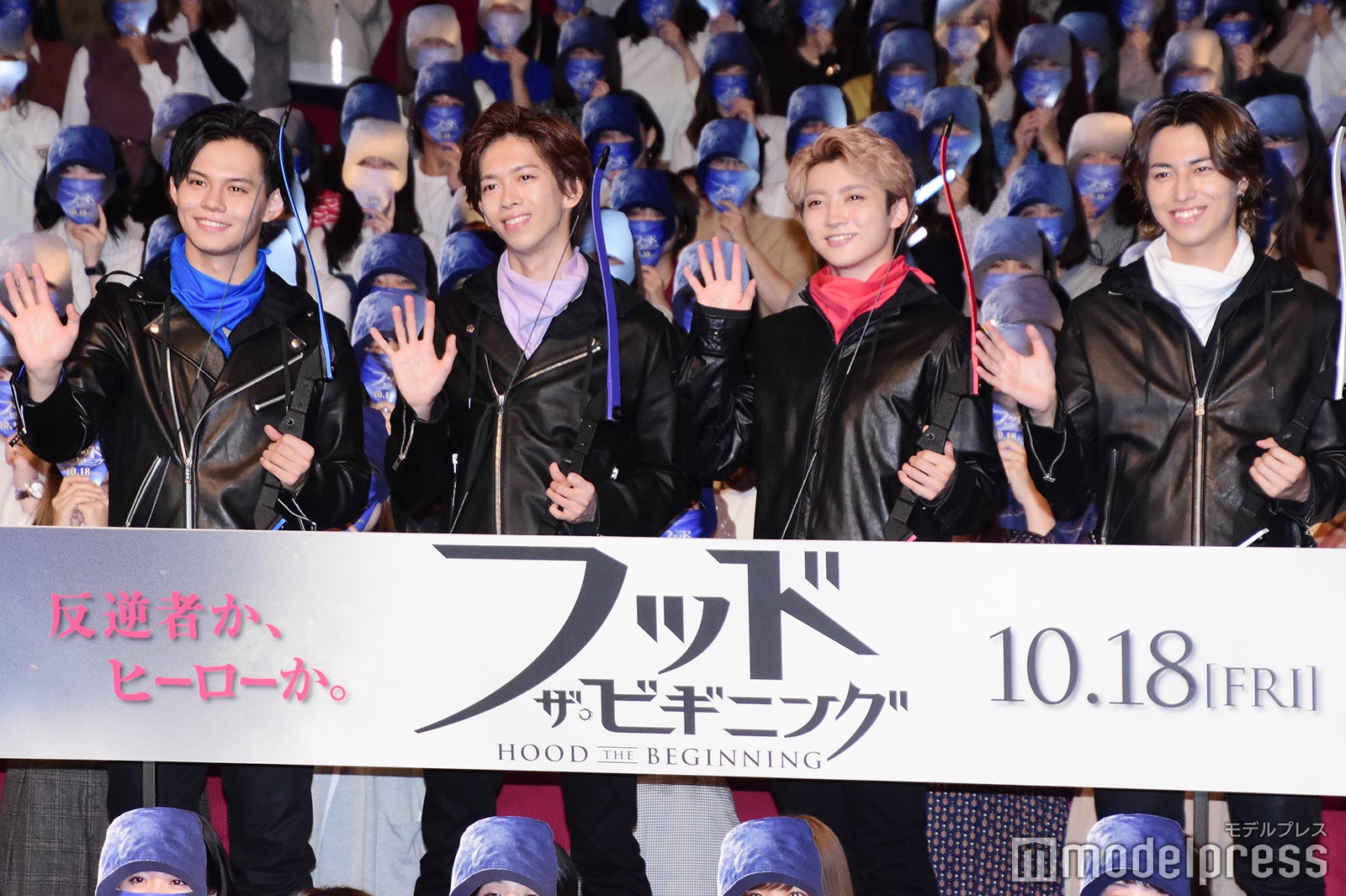 超特急（左から：カイ、リョウガ、ユーキ、タカシ）（C）モデルプレス