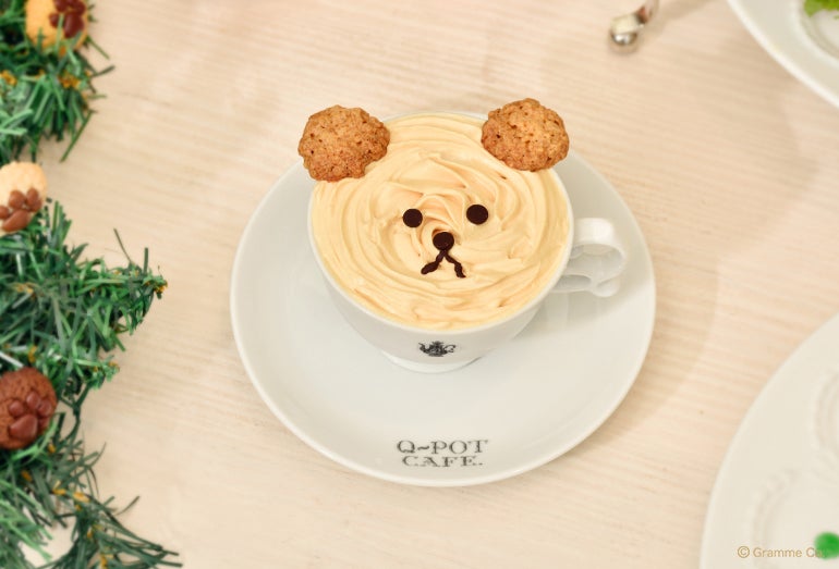 メリー“クマ”スマス　ビターキャラメルミルクティー／画像提供：Q-pot．