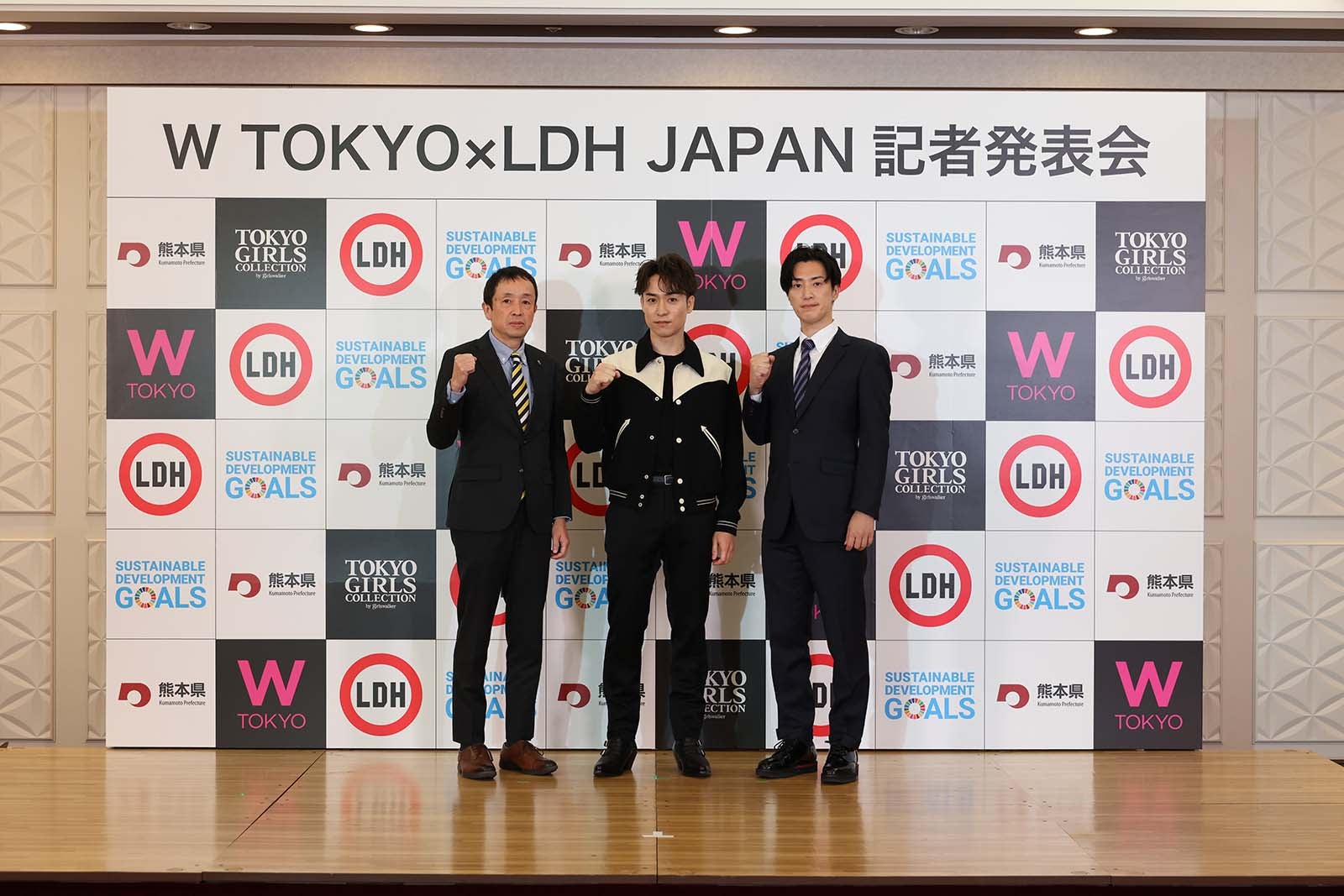 TETSUYAら（C）W TOKYO×LDH JAPAN 記者発表会