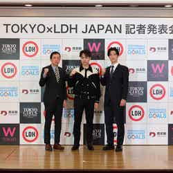 TETSUYAら（C）W TOKYO×LDH JAPAN 記者発表会