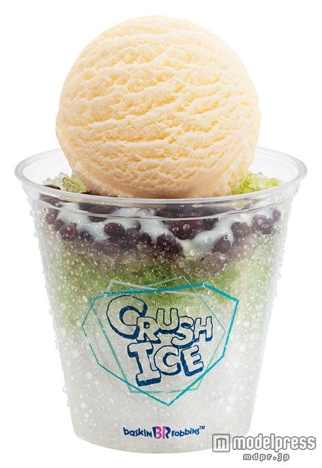 クラッシュアイス　抹茶あずき￥510～