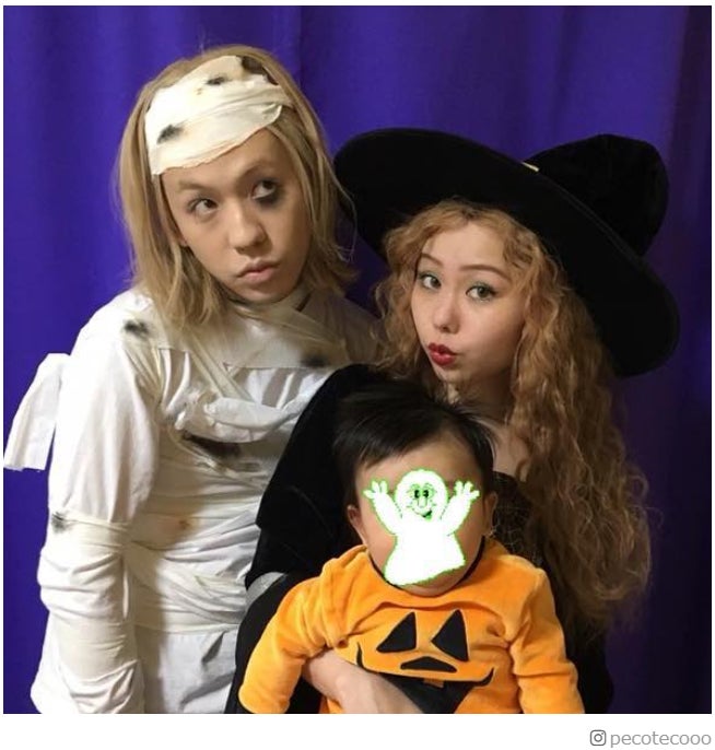 ぺこ＆りゅうちぇる、リンクくんと家族3人でハロウィン仮装 「めっちゃ素敵」と絶賛の声