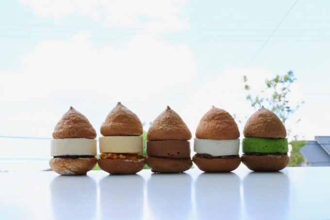 ふわっとした可愛らしいかたちの奈良のスイーツショップ「空気ケーキ。」5種類