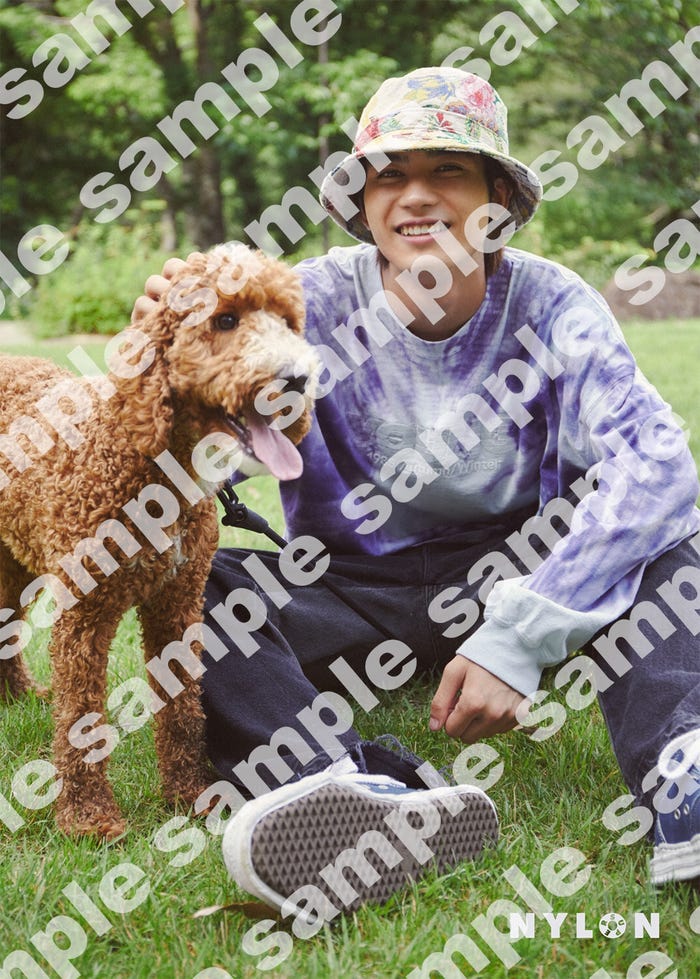 板垣瑞生大判フォトカード(HMV&BOOKS online限定) (C)NYLON SUPER