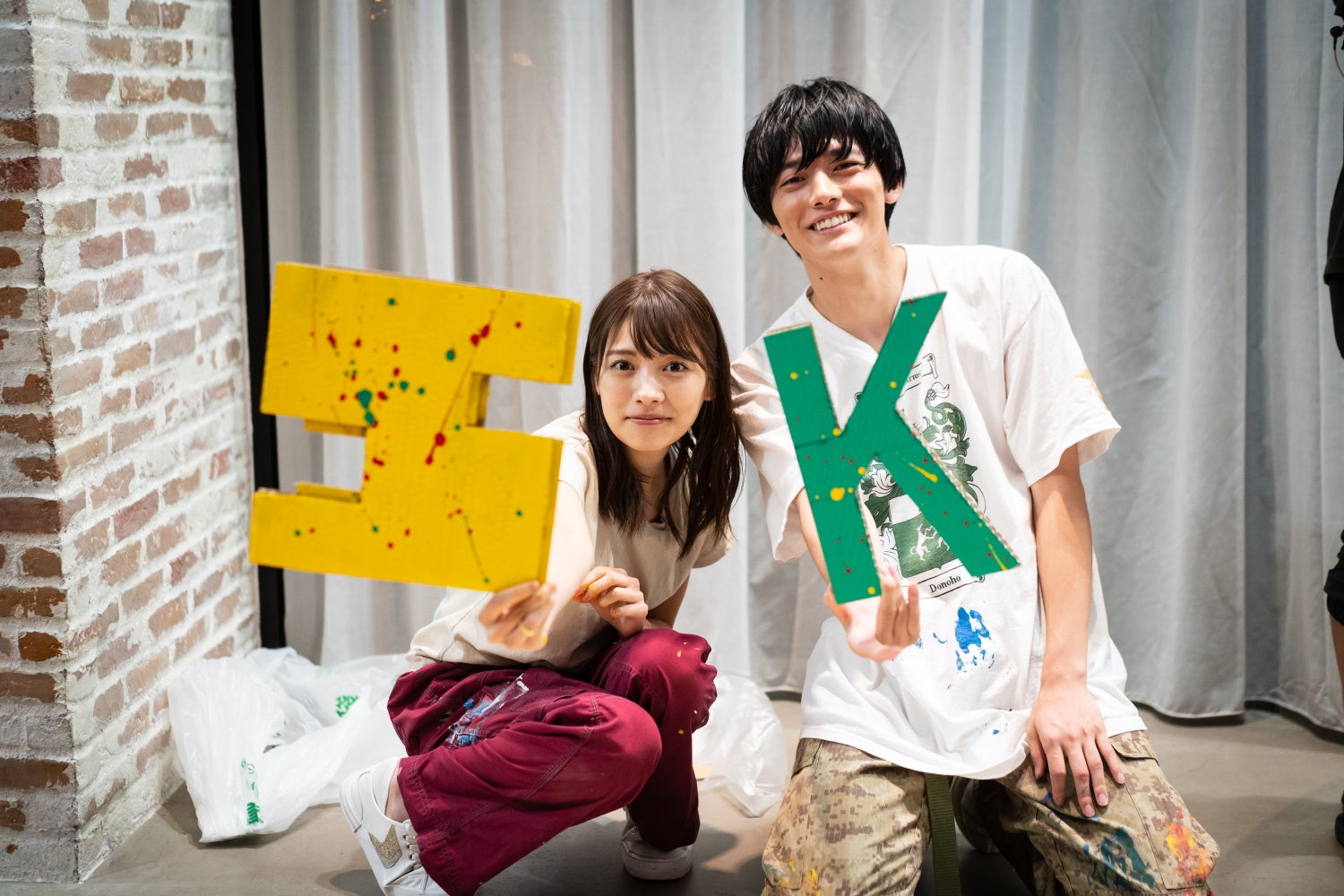 松永有紗、Kaito（C）AbemaTV, Inc.