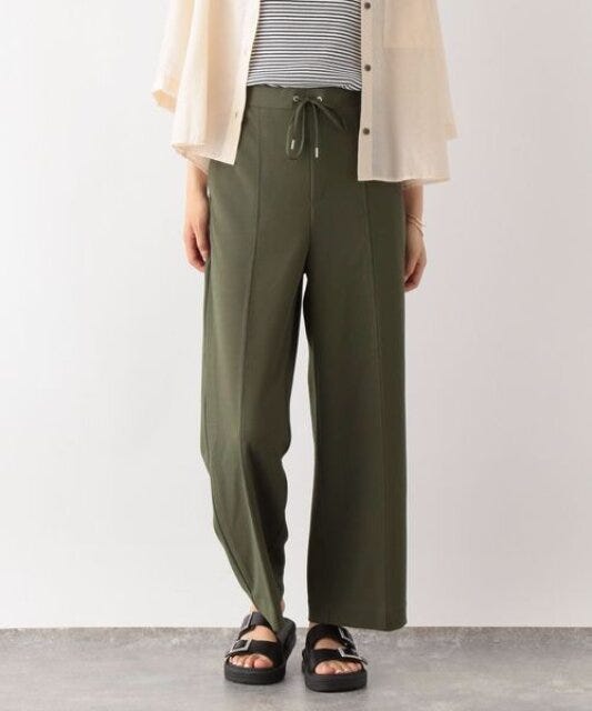 グローバルワーク　最強パンツ　今旬　スゴラクストレッチワイドイージーパンツ