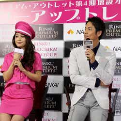 左から:向山志穂、沢村一樹
