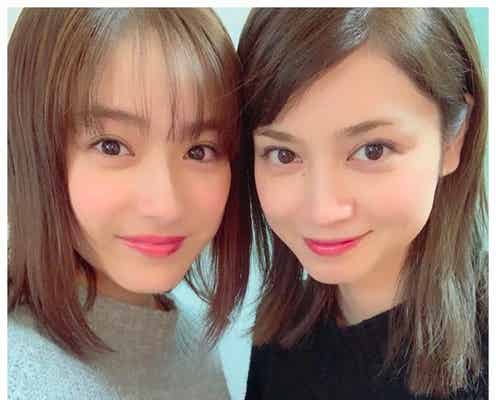 平愛梨&祐奈姉妹“お揃いコーデ”の仲良し2ショットに反響「美人姉妹」「仲良くて微笑ましい」