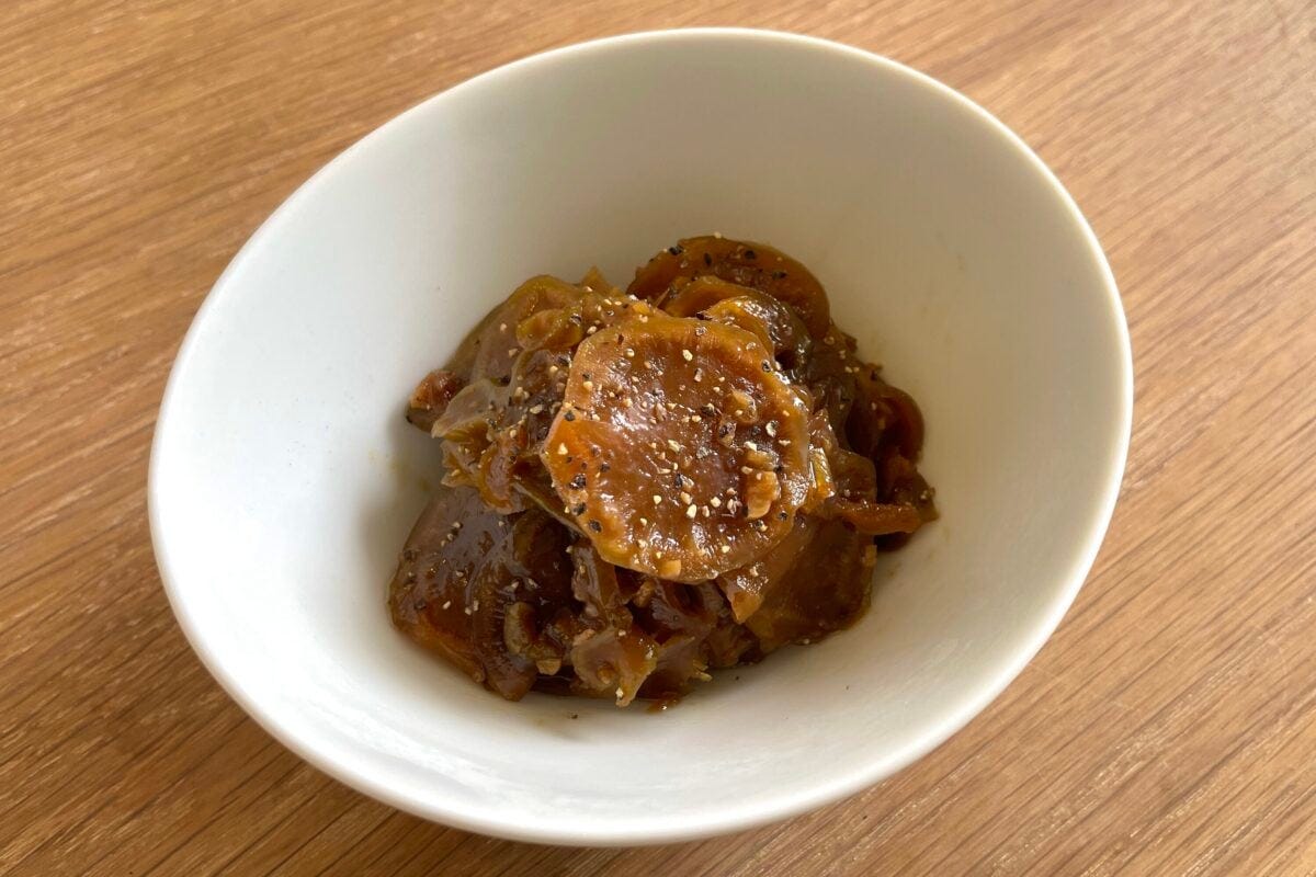 ベッキー ブロッコリーの茎で作る中華風おつまみ