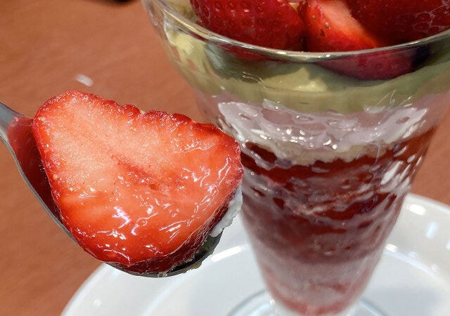 デニーズ　あまおう　いちご