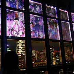 「TOKYO TOWER CITY LIGHT FANTASIA」夜桜バージョン／画像提供：東京タワー
