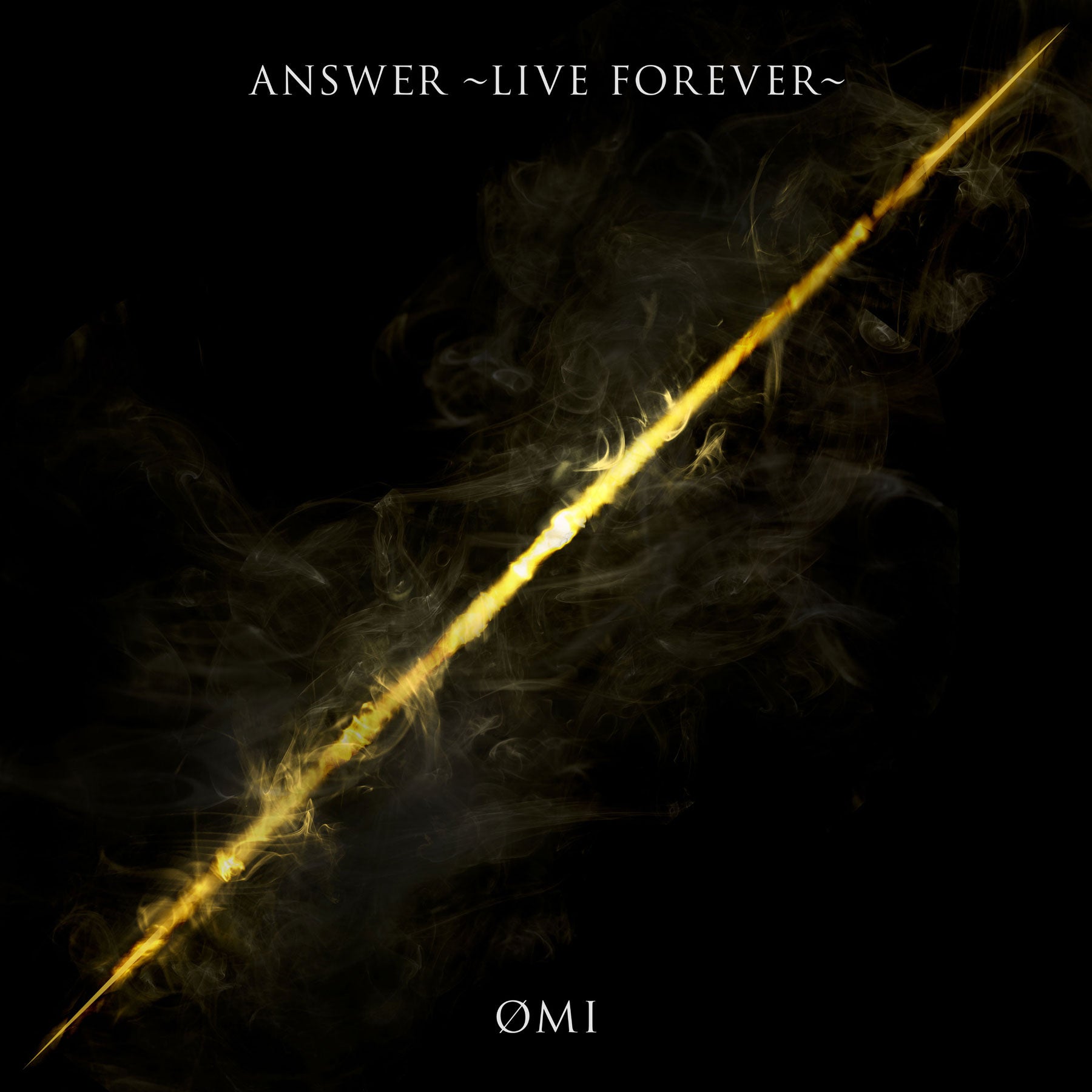 OMI（登坂広臣）「ANSWER ～LIVE FOREVER～」ジャケット写真（提供写真）