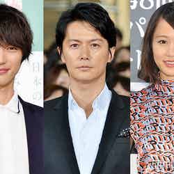4月期ドラマに主演する（左から）福士蒼汰、福山雅治、前田敦子（C）モデルプレス