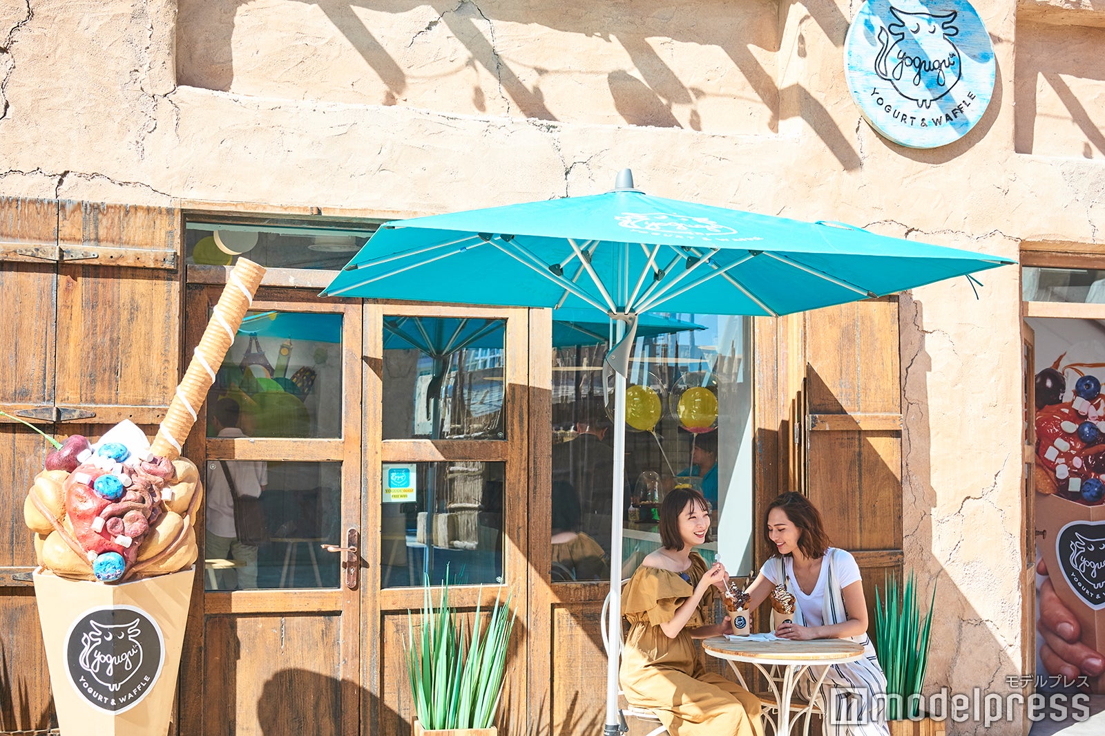 大きなバブルワッフルのオブジェが目印（C）モデルプレス