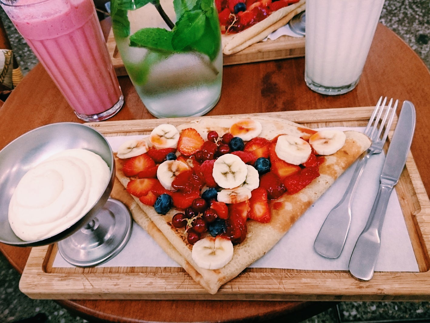 crame de parisのクレープ／画像提供：所属事務所