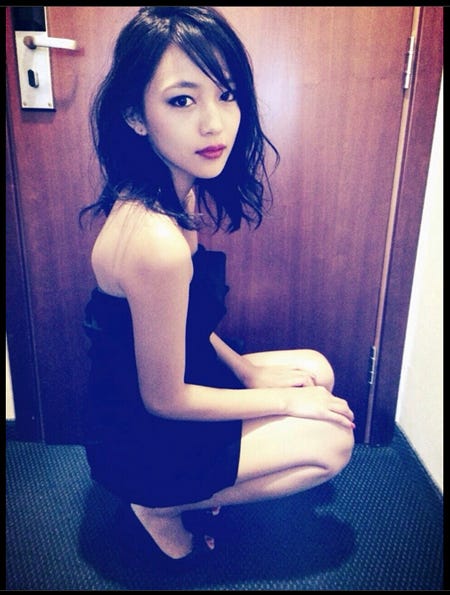 大人びたメイクを施す/川口春奈オフィシャルブログ(Ameba)より