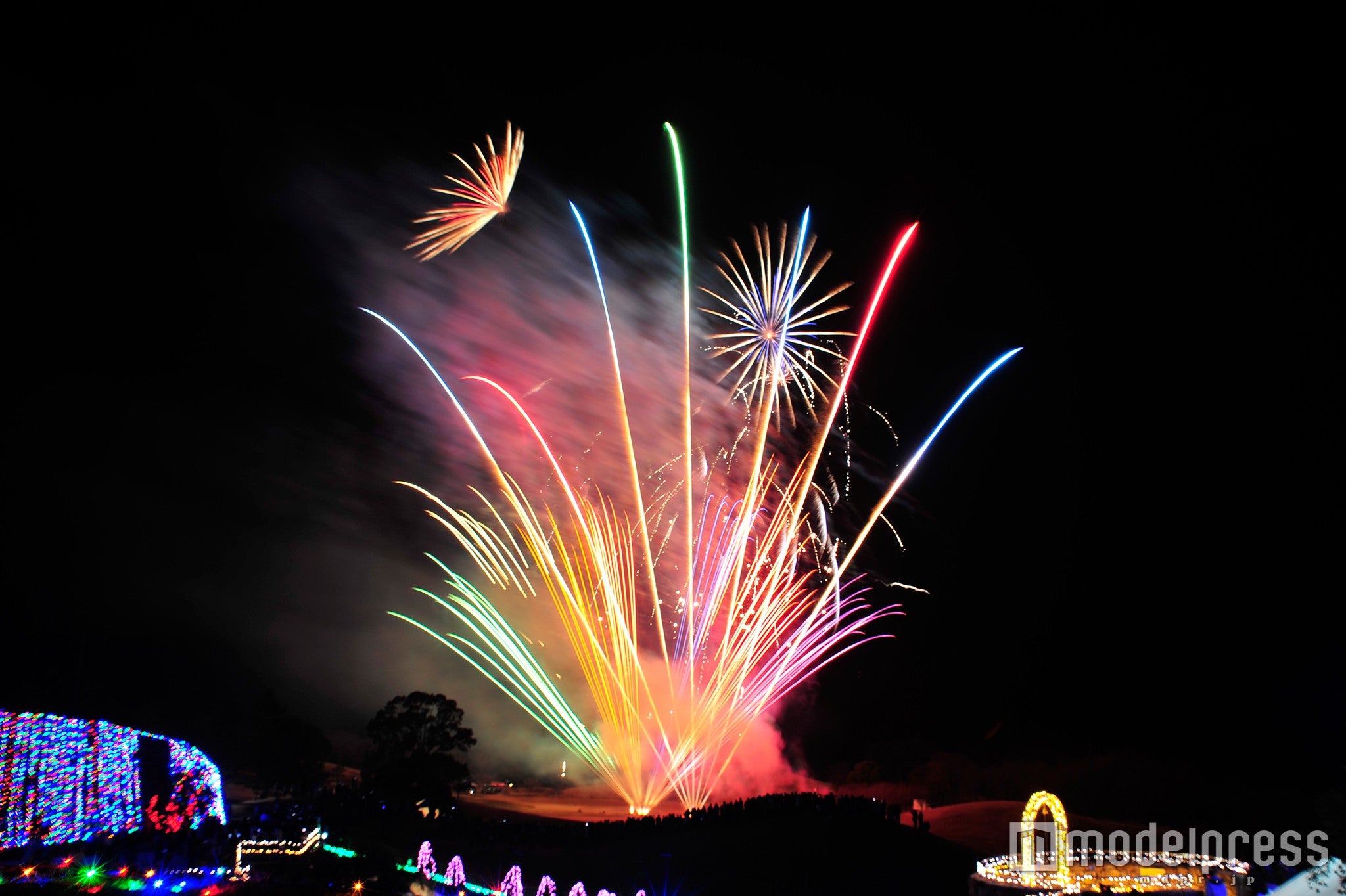 花火も打ち上げ／画像提供：まんのう公園