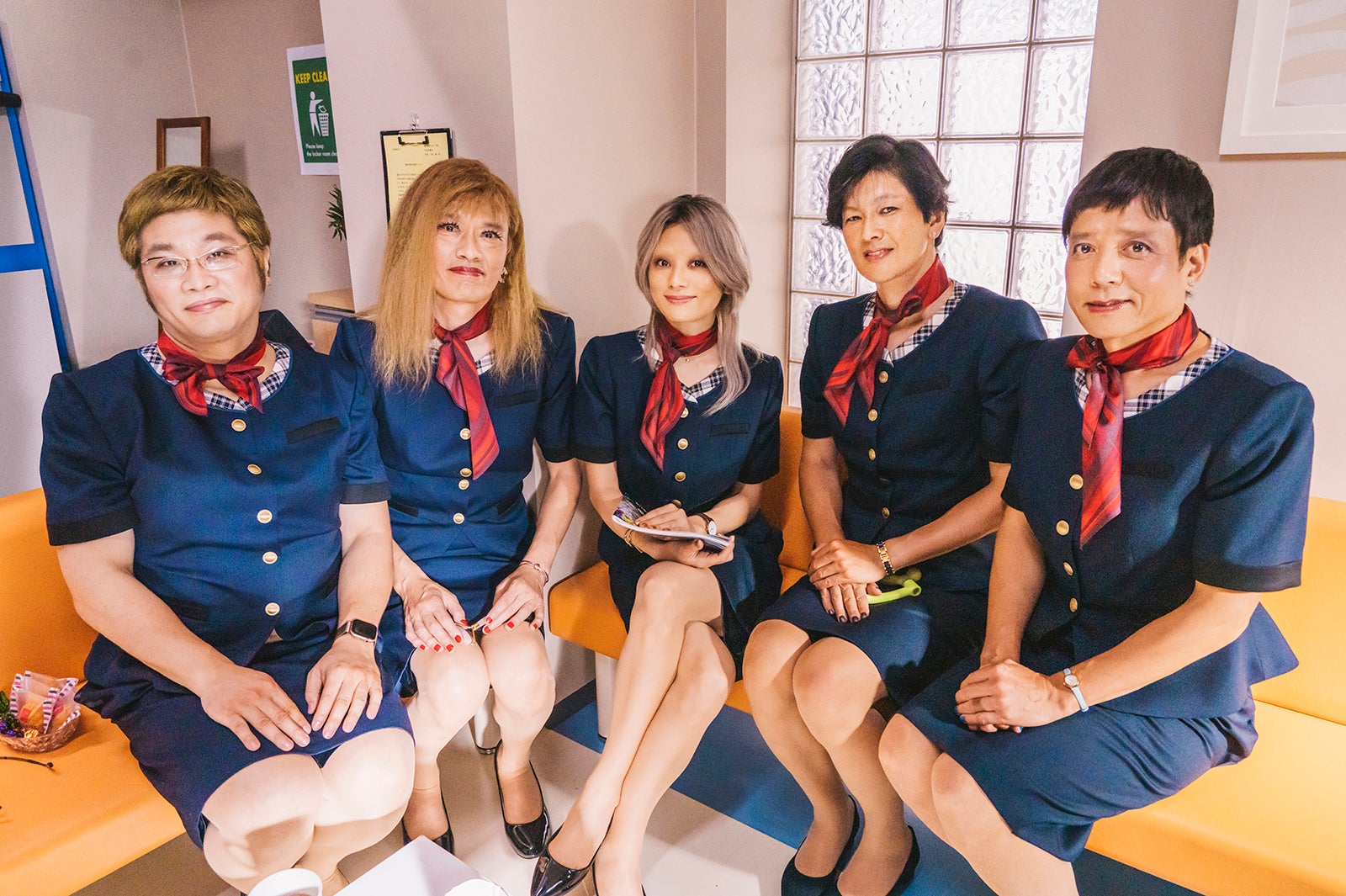 イベントで公開されたメイキング写真（C）2021「地獄の花園」製作委員会