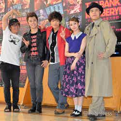 （左から）小林顕作氏、元木聖也、原嘉孝、桜井玲香、田中要次（C）モデルプレス