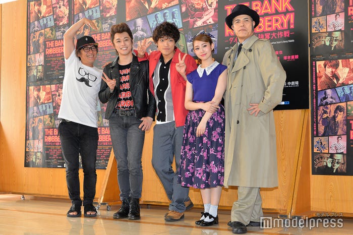 (左から)小林顕作氏、元木聖也、原嘉孝、桜井玲香、田中要次(C)モデルプレス