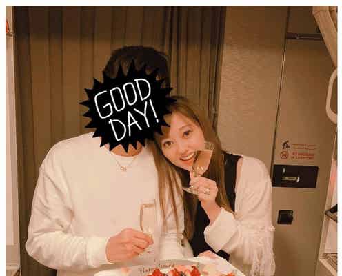 菊地亜美、新婚旅行で思わぬサプライズを受けていた