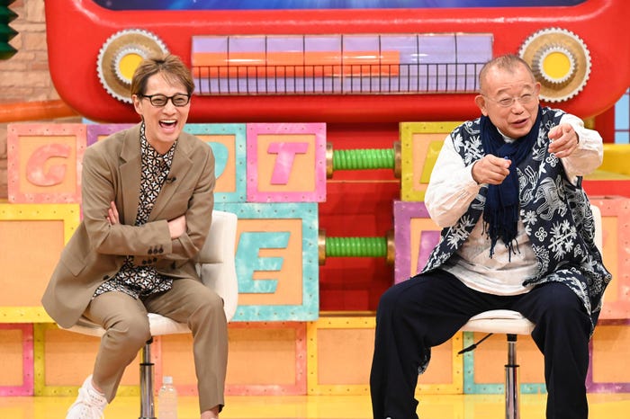 中居正広、笑福亭鶴瓶(C)日本テレビ