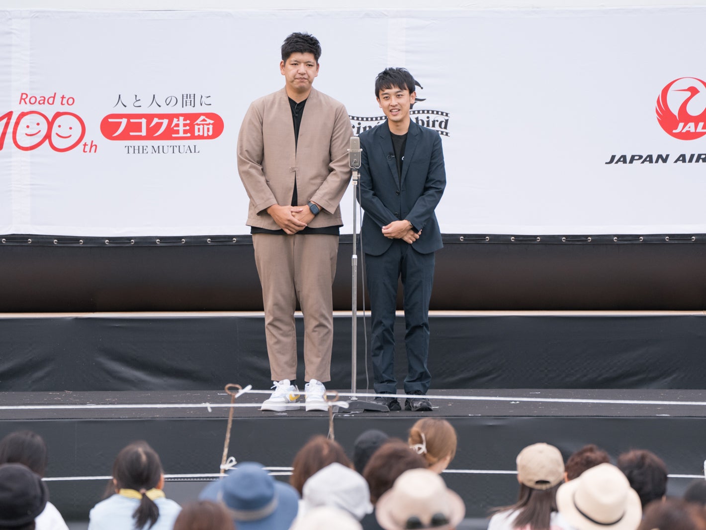 からし蓮根「cinema bird in 熊本小国 2023」の様子（提供写真）