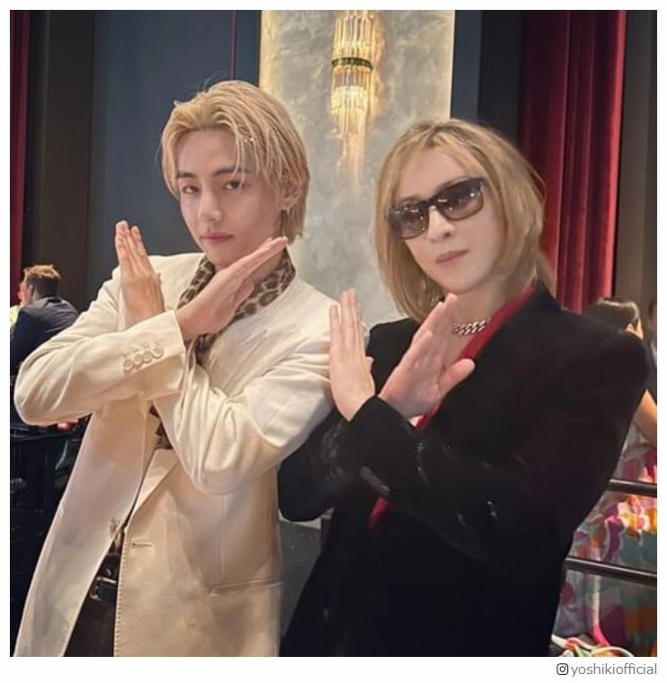 V、YOSHIKI／YOSHIKI公式Instagram