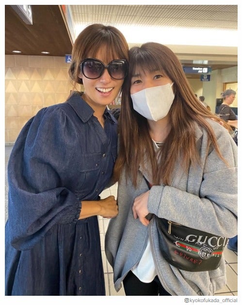 深田恭子、吉田沙保里からのサプライズに感激「海外でこんなことしてもらって…」