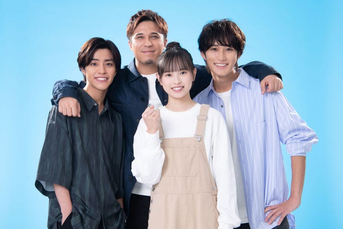(左から)醍醐虎汰朗、木村昂、大和奈央、橋本涼(C)TBS