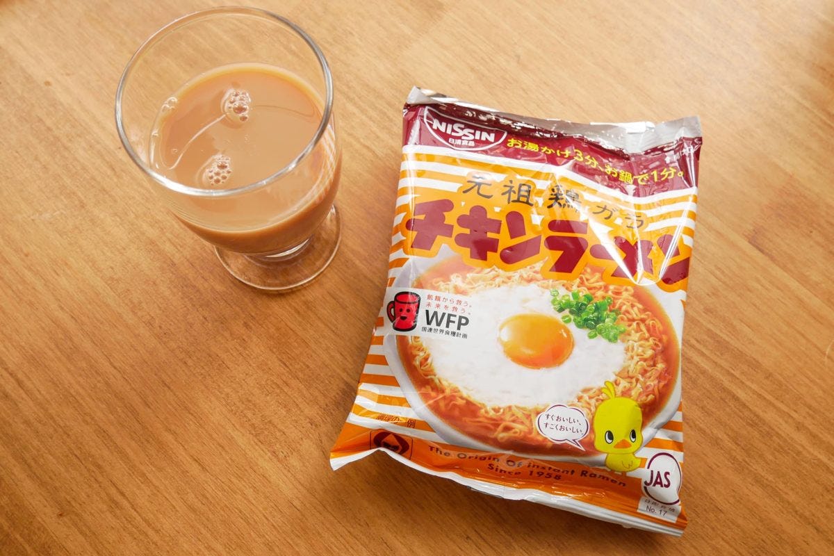 0秒チキンラーメン