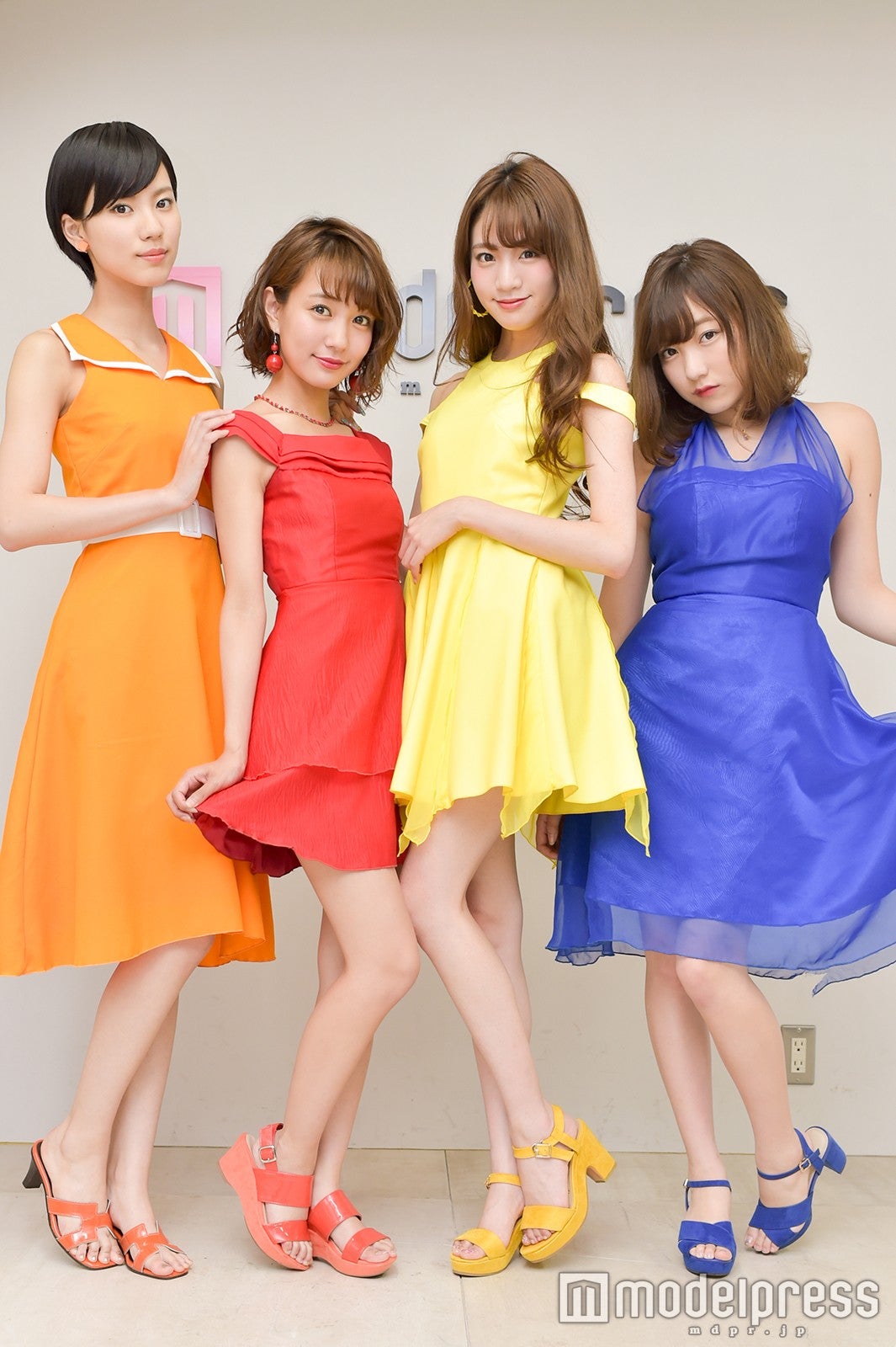 「夢みるアドレセンス」小林れい、荻野可鈴、志田友美、京佳 （C）モデルプレス