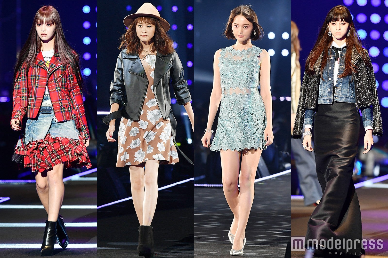 （左から）藤田ニコル、桐谷美玲、玉城ティナ、中条あやみ（C）モデルプレス