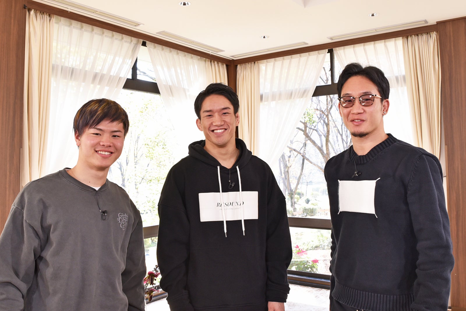 朝倉未来×朝倉海×那須川天心、初の3ショット実現“男子トーク”で意外な素顔も