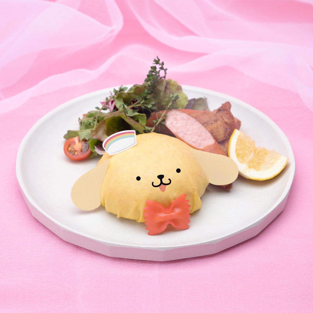 ジャークチキンとジャンバラヤオムライス税込1,650円（C）2021 SANRIO CO．，LTD．