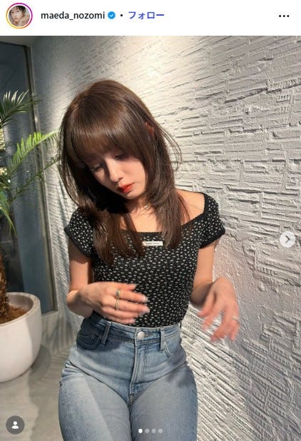 前田希美Instagramより