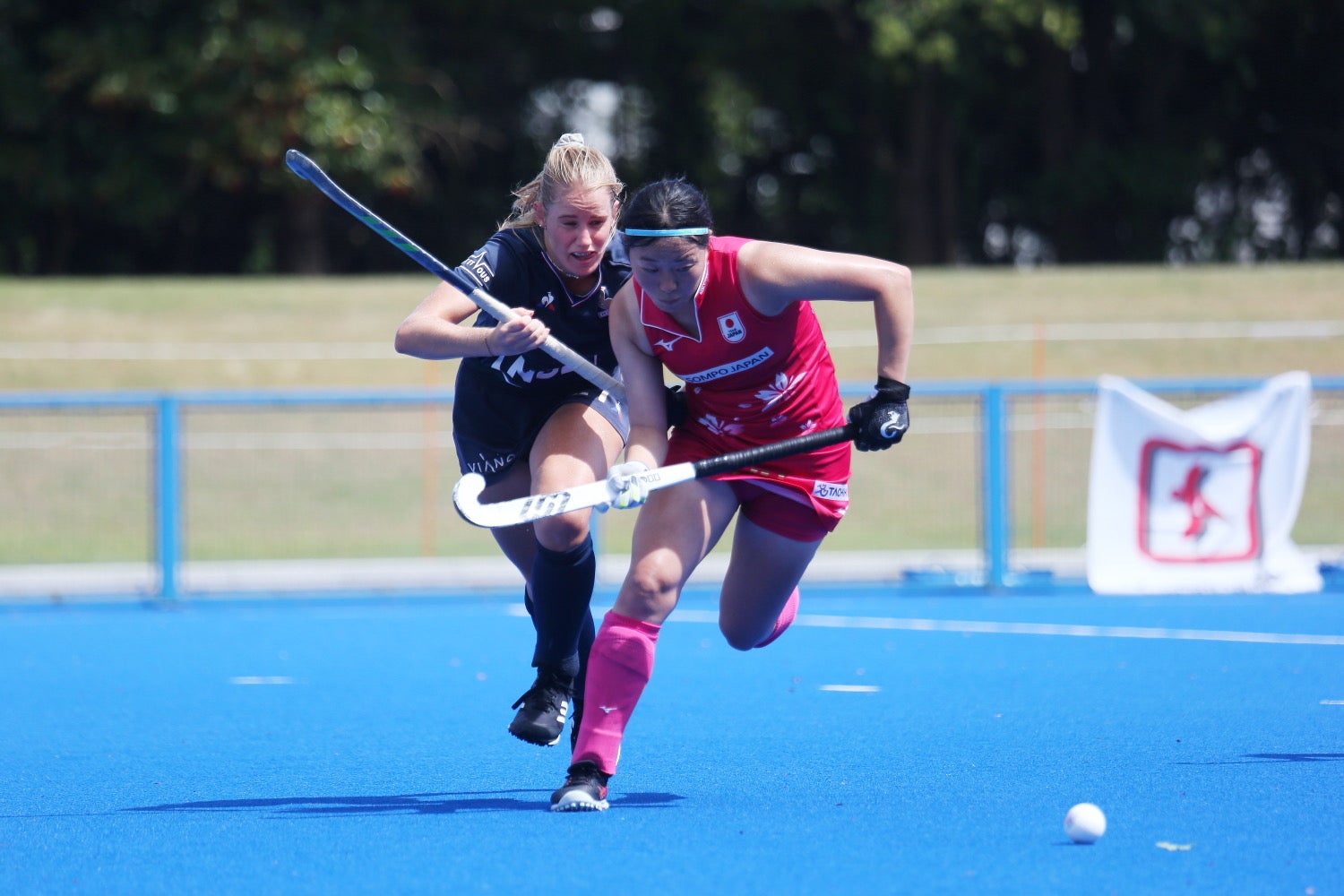 「ホッケー日本代表国際強化マッチ」の様子（提供写真）